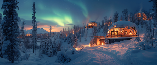 Experience the Luxury of Glass Igloo Hotels Under the Northern Lights