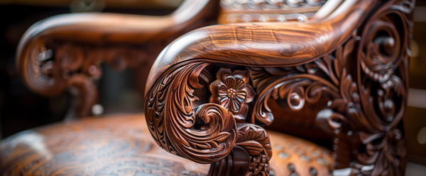 Why the Rich Are Obsessed With These Handcrafted, Exotic Wood Office Chairs!